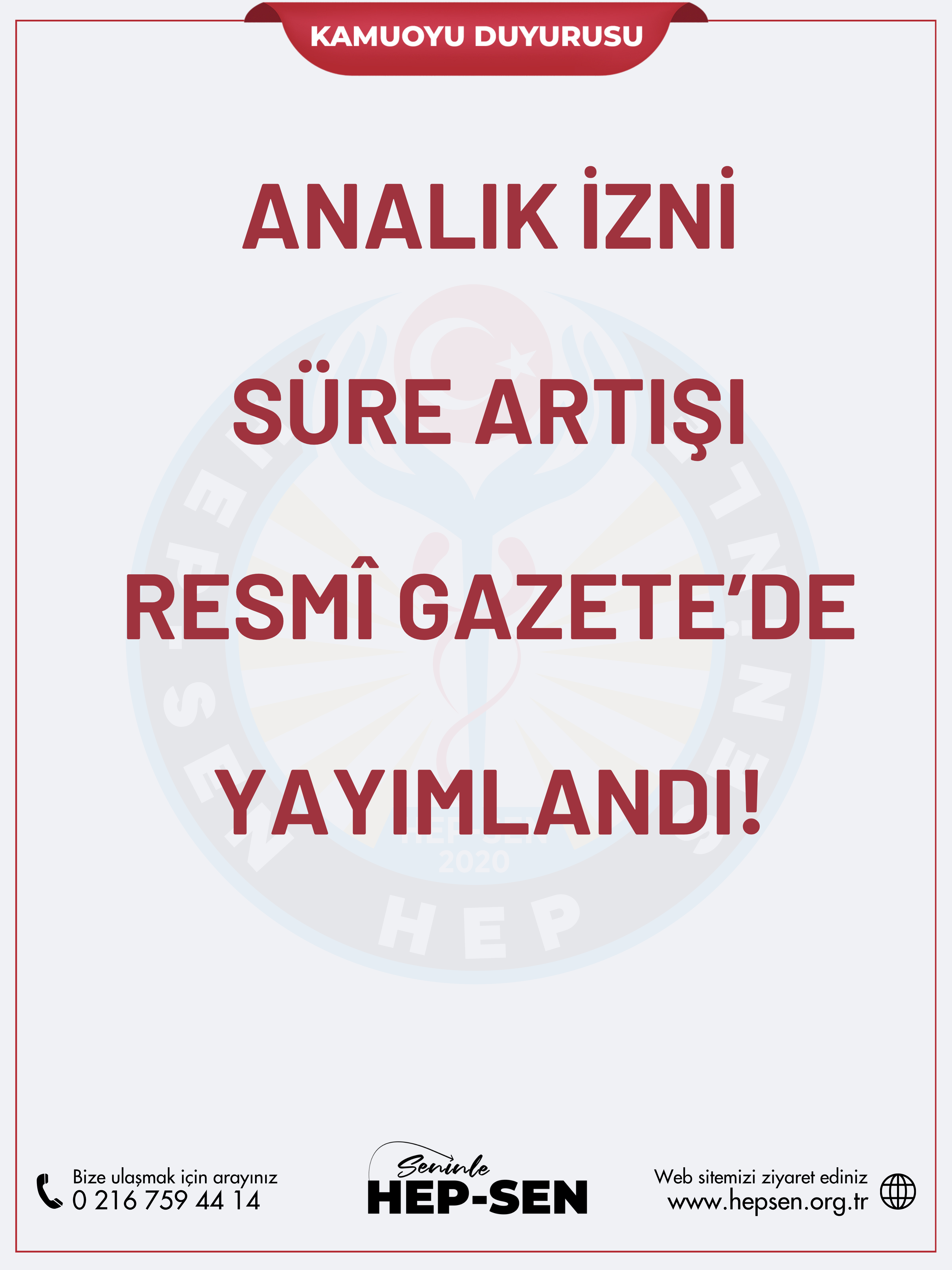 Analık İzni Süre Artışı Resmî Gazete’de Yayımlandı